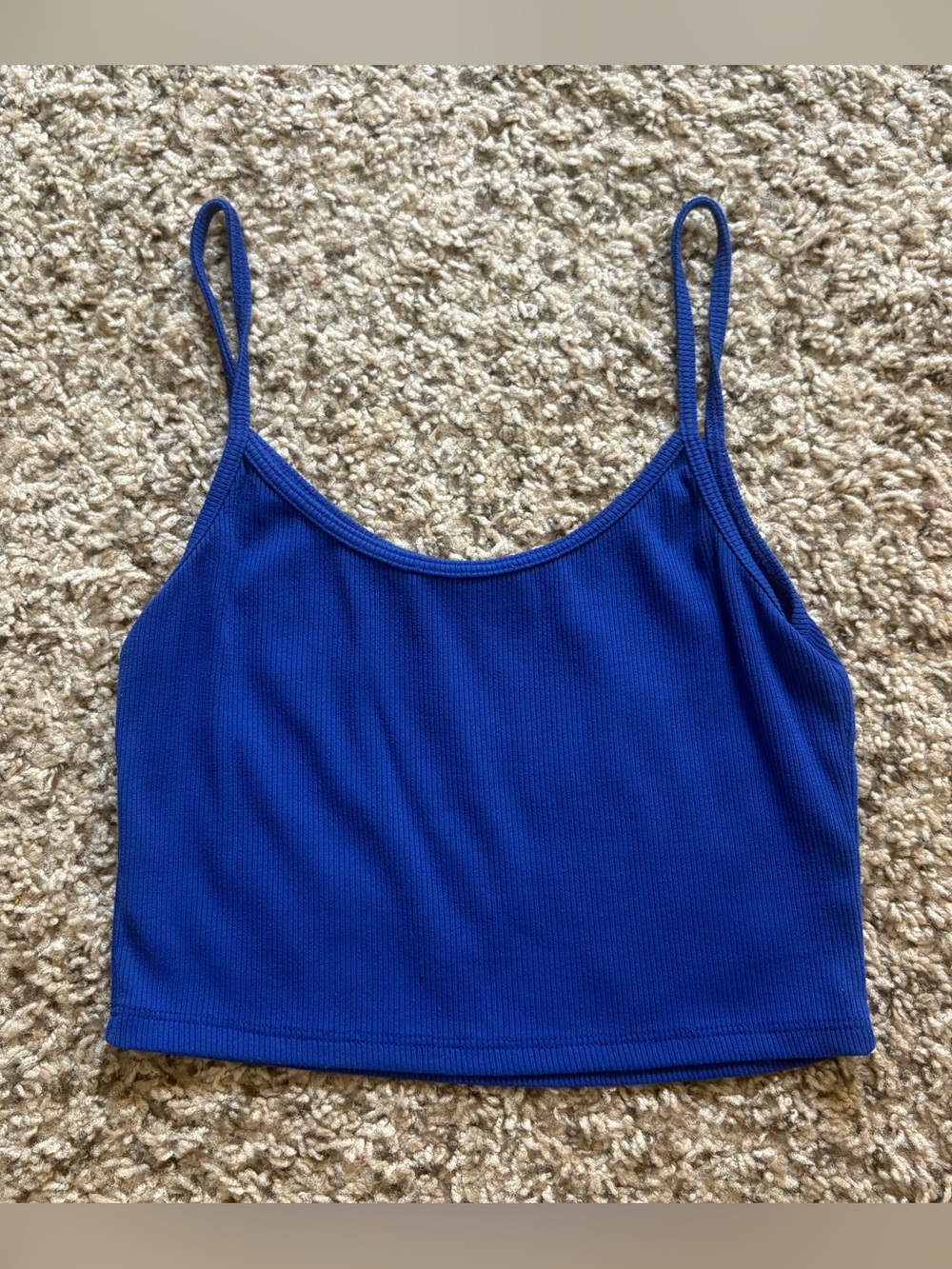 Brand Melville Royal Blue Ribbed Tank Top One Size
